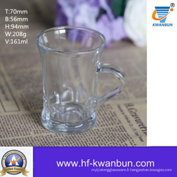 Machine Press Clear Glass Tumbler Beer Mug Kb-Jh06049